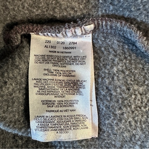 Columbia Women’s Cream and Gray Fleece Pullover - Picture 7 of 8